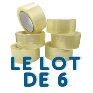 Carton de 6 Rouleaux de Scotch de 100m