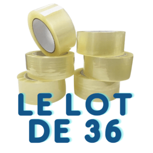 Carton de 36 Rouleaux de Scotch de 100m